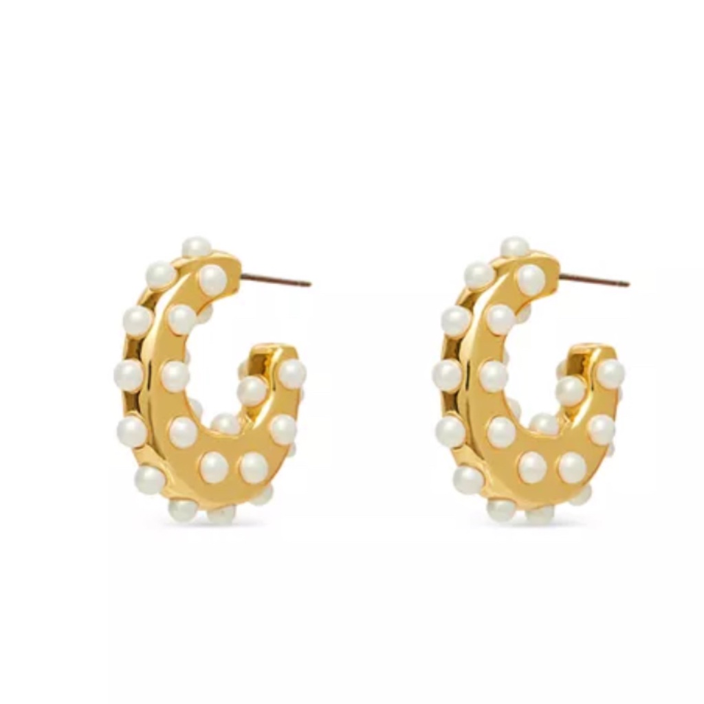 Lele Sadoughi Archer Mini Hoop Earring